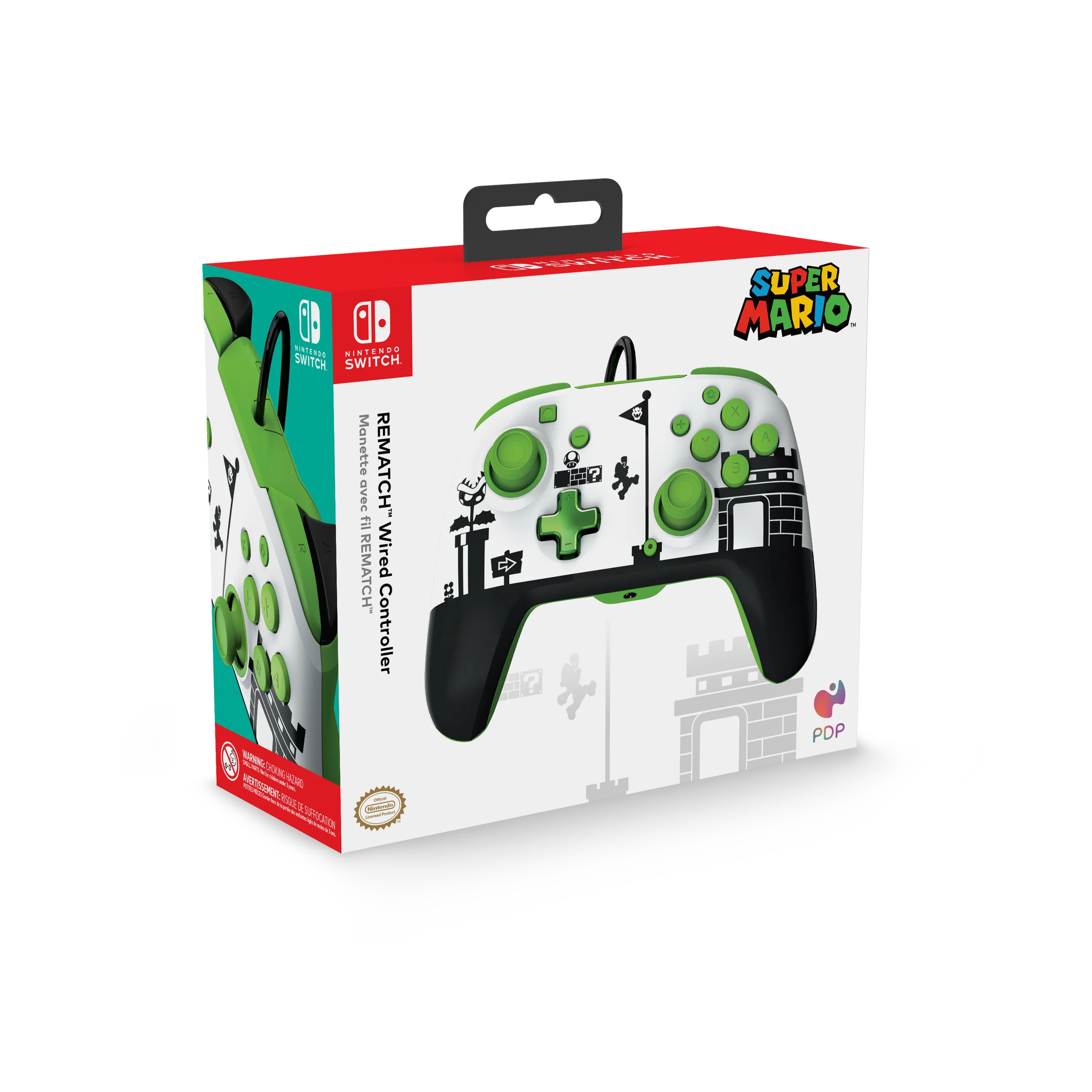 Control Alámbrico Super Mario Retro – Nintendo Switch