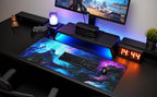 Mouse Pad Gamer Galaxy XL azul antideslizante (800.1 x 299.72 mm)