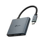 Hub USB-C TP-Link 3 en 1 UH3020C con HDMI 4K 60Hz y carga 100W