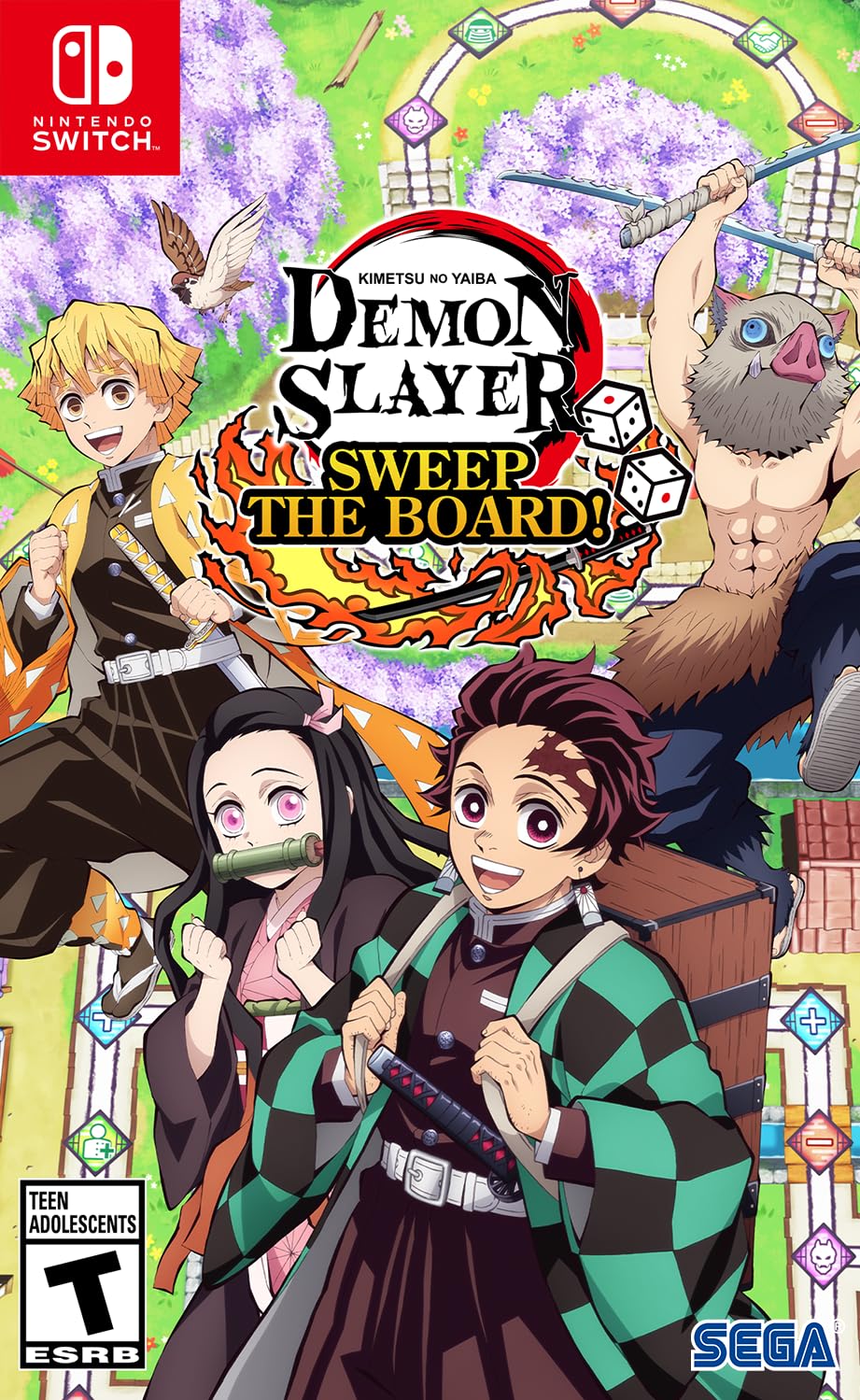 Demon Slayer Kimetsu No Yaiba Sweep The Board - Nintendo Switch