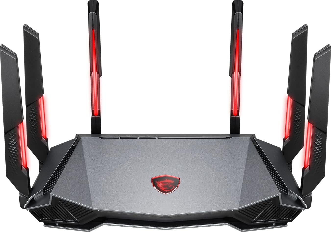 Router gamer MSI Radix AXE6600 WiFi 6E tri-band con AI QoS y RGB