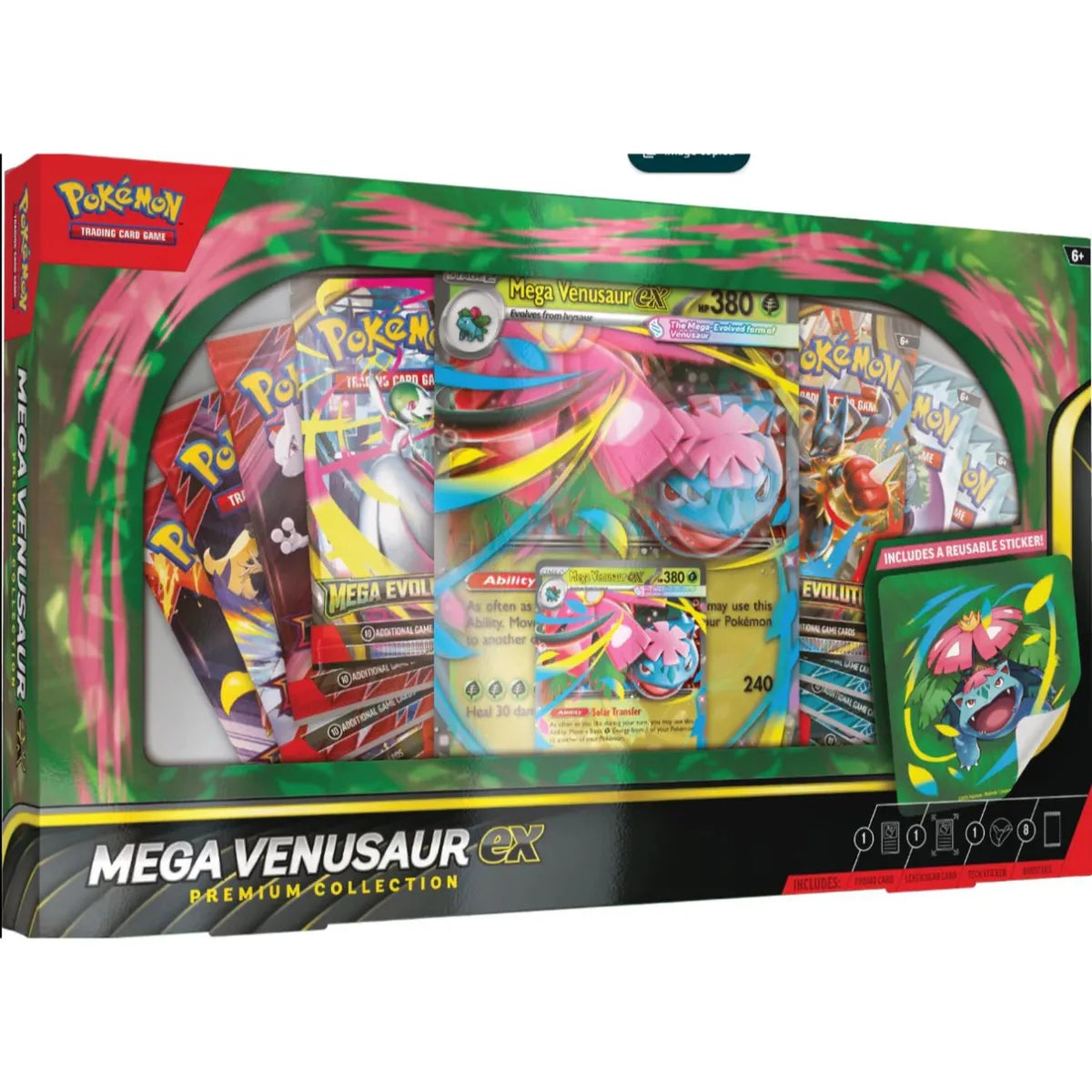 Cartas Pokémon Mega Venusaur ex Premium Español