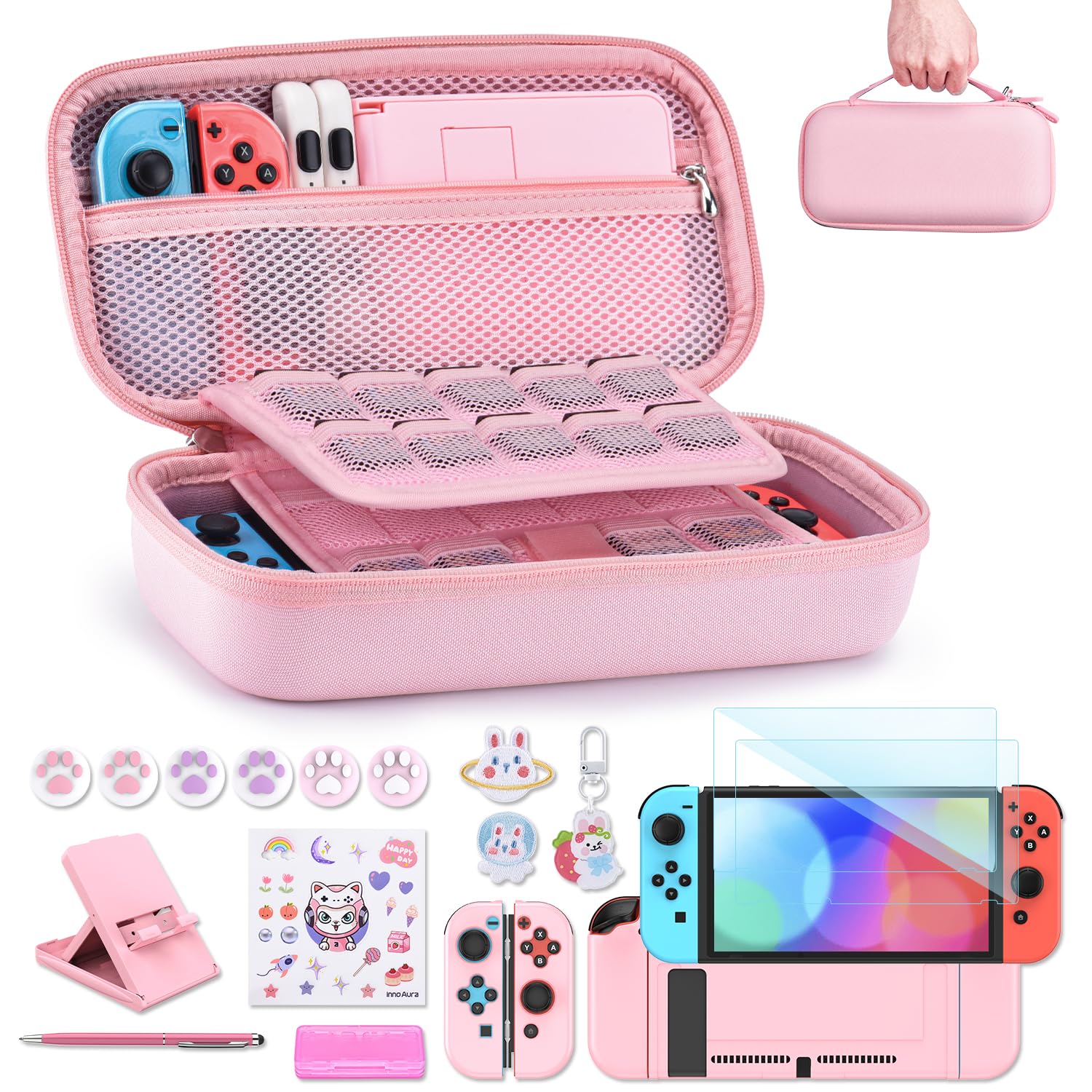 Estuche y Kit De Accesorios 19 En 1 - Nintendo Switch