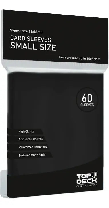 Protector Top Deck negro tamaño Small