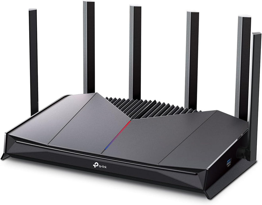 Router gamer TP-Link Archer GE400 WiFi 7 BE6500 doble banda con RGB y puertos 2.5G