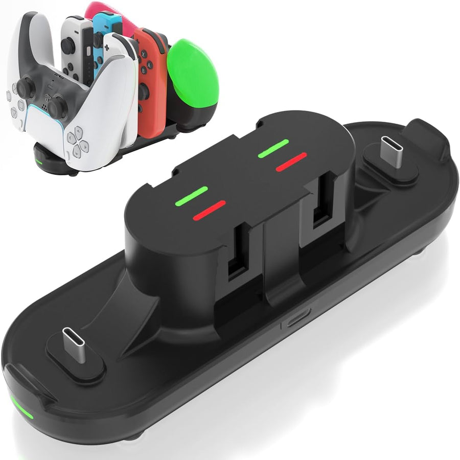 Base De Carga 6 En 1 Para Nintendo Switch