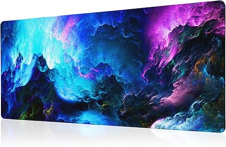 Mouse Pad Gamer Galaxy XL azul antideslizante (800.1 x 299.72 mm)