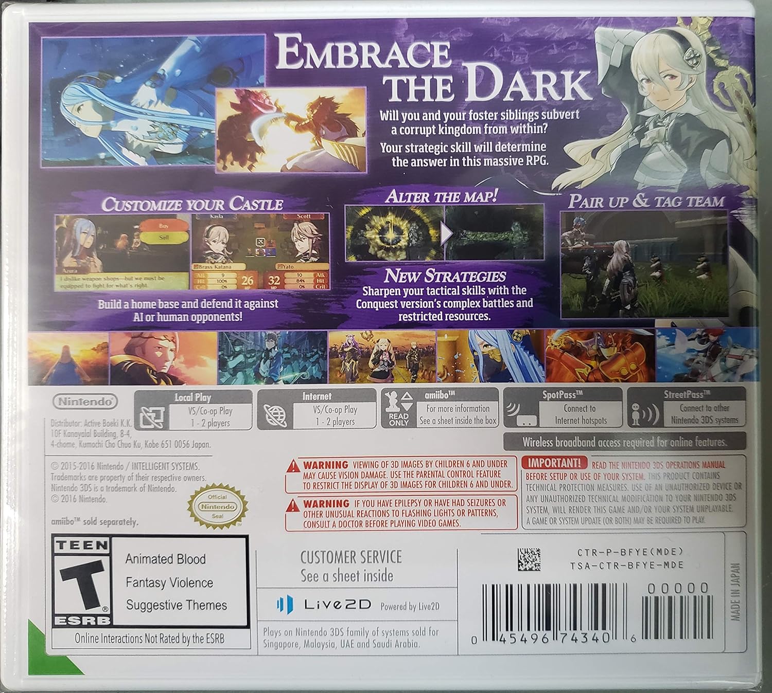 Fire Emblem Fates Conquest - Nintendo 3DS