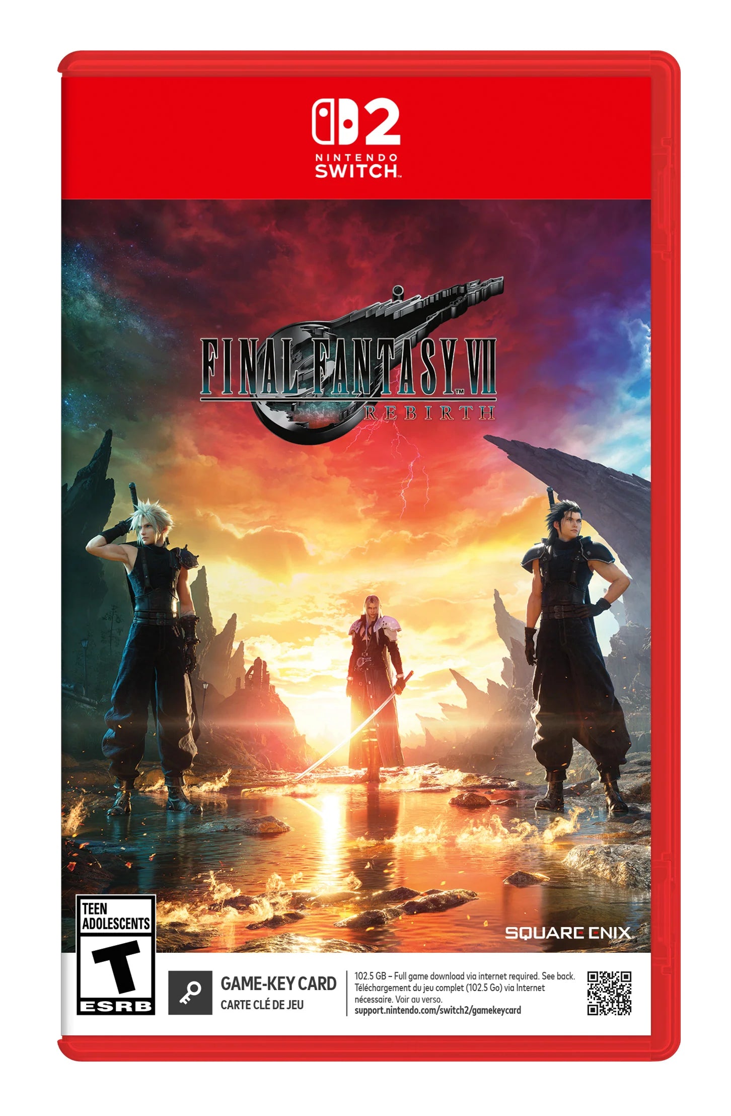 Final Fantasy Vii Rebirth Day One Edition (Incluye Carta Promo Magic The Gathering) - Nintendo Switch 2 (Pre-Venta)
