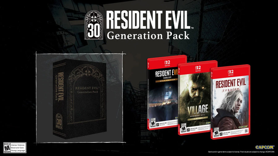 (PRE-ORDEN) EDICIÓN LIMITADA - Resident Evil Generation Pack – Edición US / Nintendo Switch 2