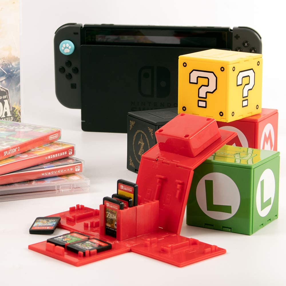 Cubo Porta Cartuchos 16 Juegos Para Nintendo Switch