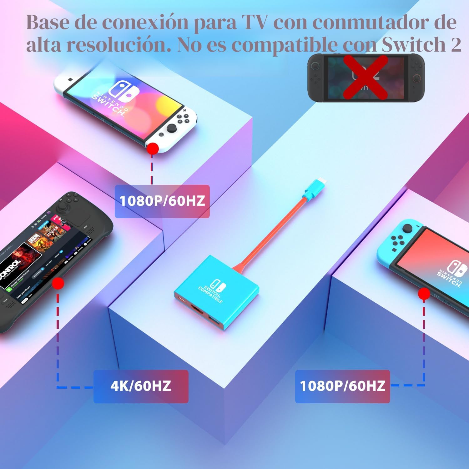 Estación De Acoplamiento Para Nintendo Switch