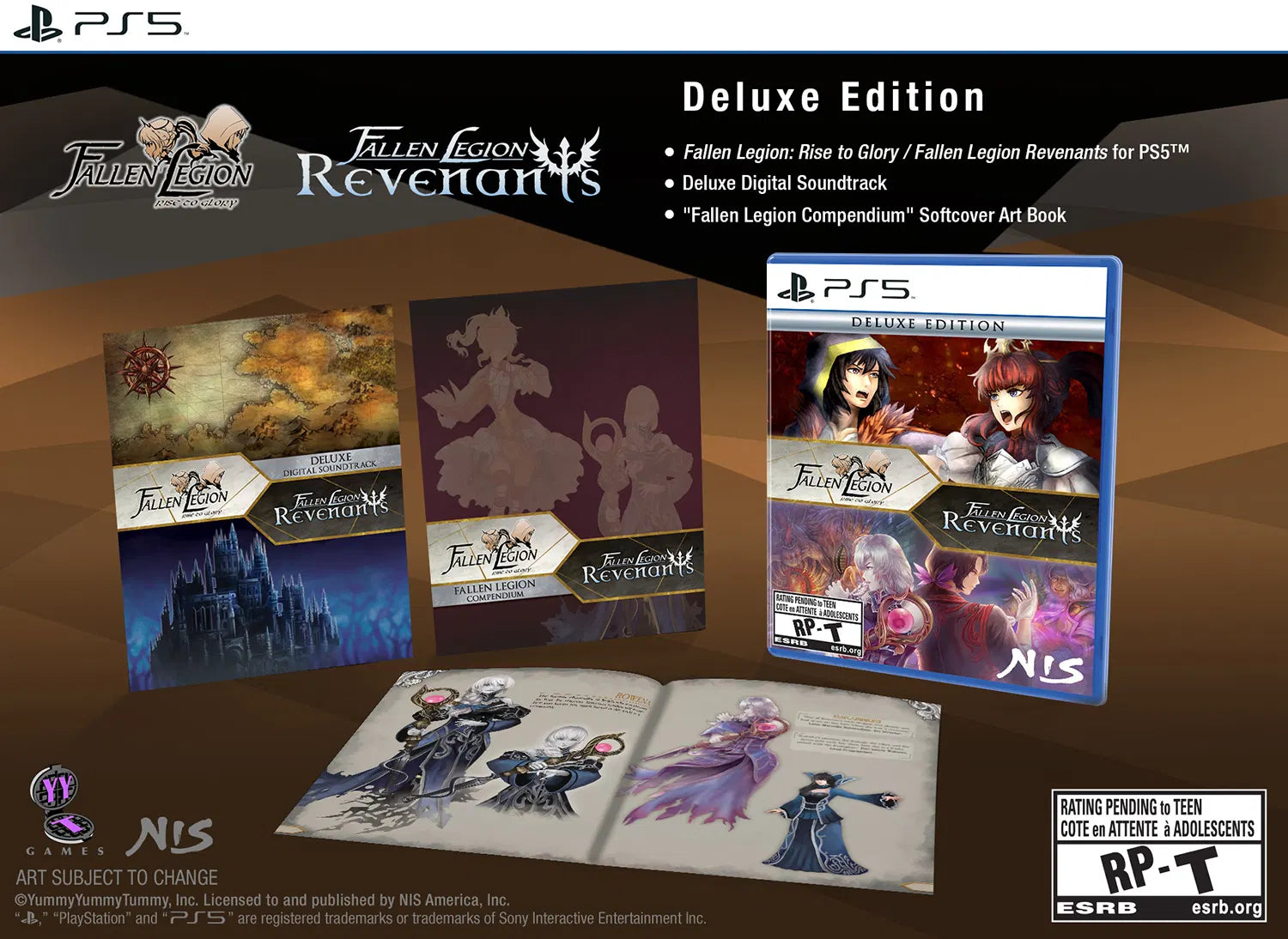 DELUXE EDITION - Fallen Legion: Rise to Glory / Fallen Legion Revenants - Playstation 5