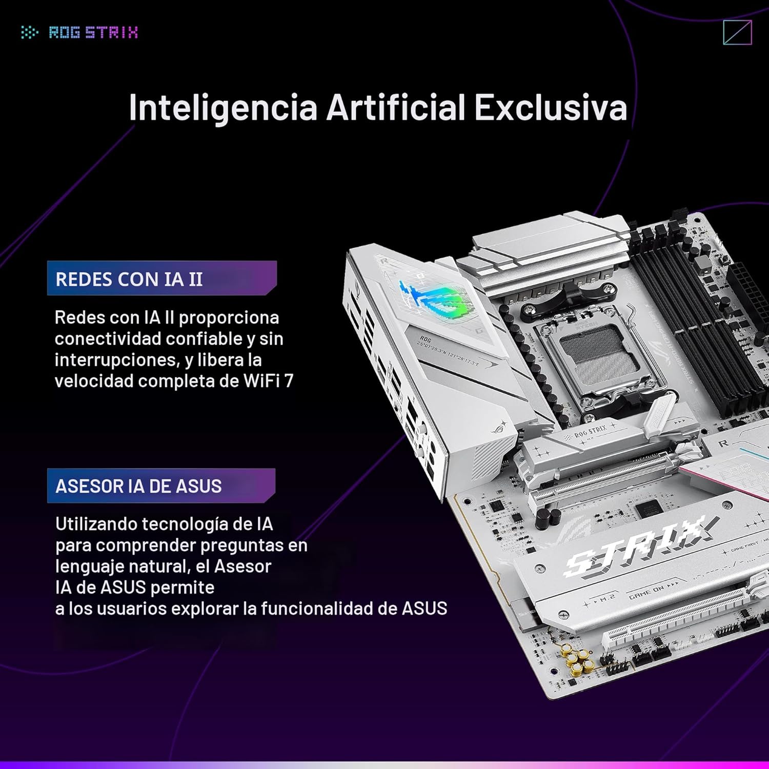 Placa Madre Asus Rog Strix B850-A Gaming WiFi Am5 Atx