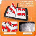 Carpeta para tarjetas de 4 bolsillos para 400 cartas con 50 fundas extraíbles - Pokeball