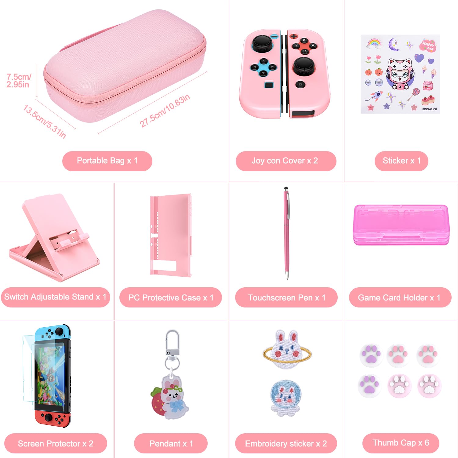Estuche y Kit De Accesorios 19 En 1 - Nintendo Switch