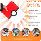 Carpeta para tarjetas de 4 bolsillos para 400 cartas con 50 fundas extraíbles - Pokeball