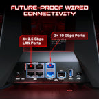 Router gamer TP-Link Archer GE800 WiFi 7 tri-band BE19000 con RGB y puertos 10G
