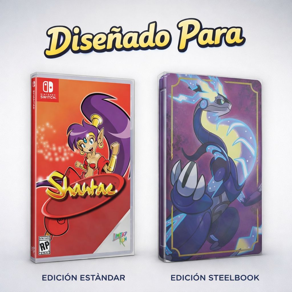 Pack De 20 Protectores Transparentes Nintendo Switch Y Steelbook