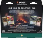 Magic: The Gathering El Señor de los Anillos Cuentos de la Tierra Media Commander Deck 4 + Paquete de muestra de refuerzo para coleccionista