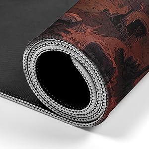 Mouse Pad gamer Dark Fantasy Castle XL antideslizante (800.1 x 299.72 mm)