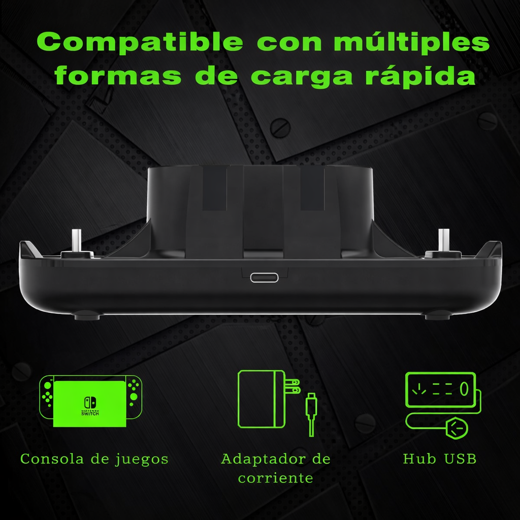 Base De Carga 6 En 1 Para Nintendo Switch