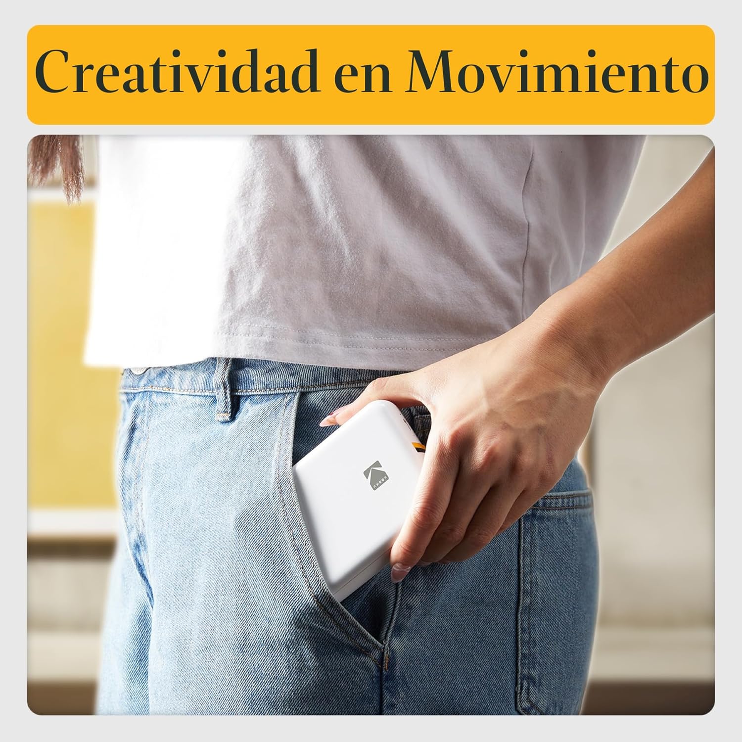 Impresora portátil Kodak Step para fotos instantáneas (Zink 2x3)