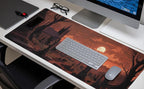 Mouse Pad gamer Dark Fantasy Castle XL antideslizante (800.1 x 299.72 mm)