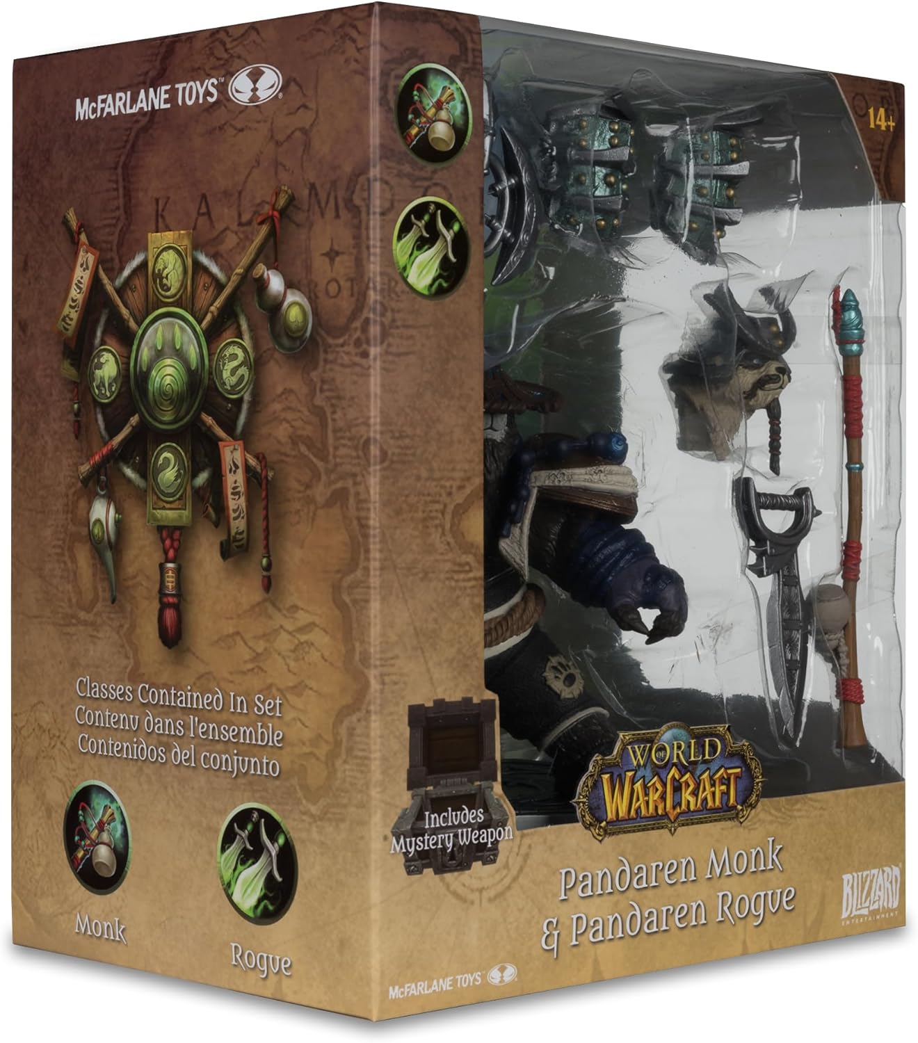 World of Warcraft – Figura 1:12 “Pandaren Monk & Rogue”