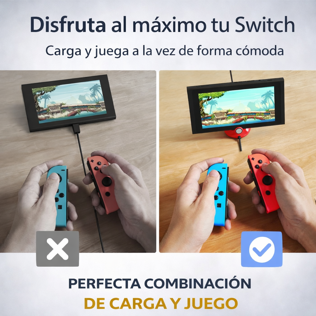 Soporte De Carga Para Nintendo Switch / Switch Lite / Switch OLED