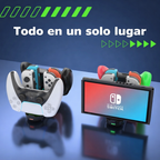 Base De Carga 6 En 1 Para Nintendo Switch
