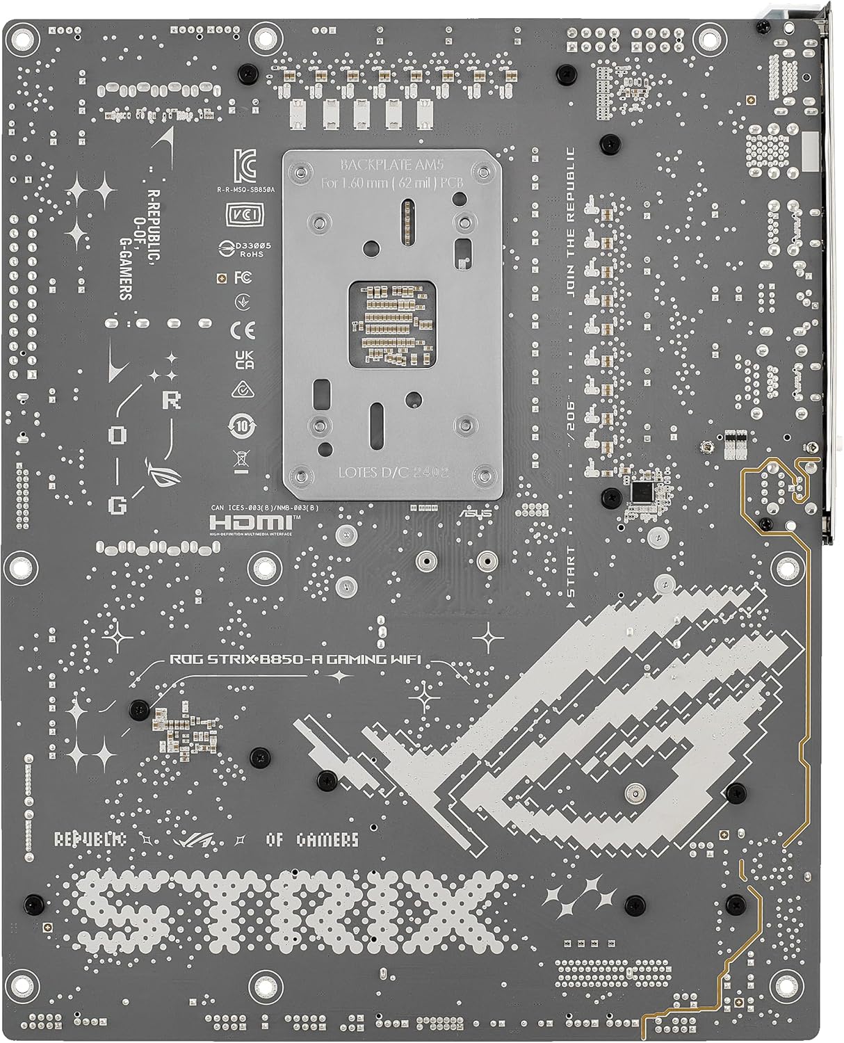 Placa Madre Asus Rog Strix B850-A Gaming WiFi Am5 Atx