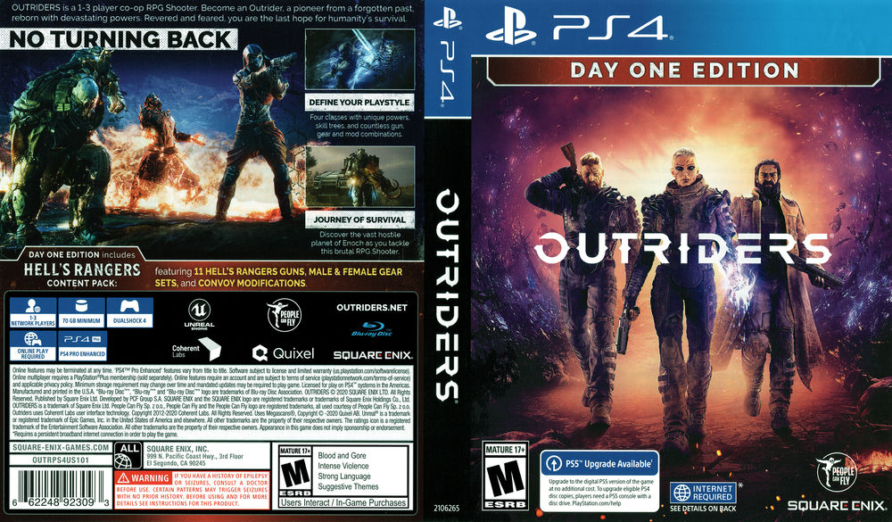 Outriders One Day Edition - PlayStation 4