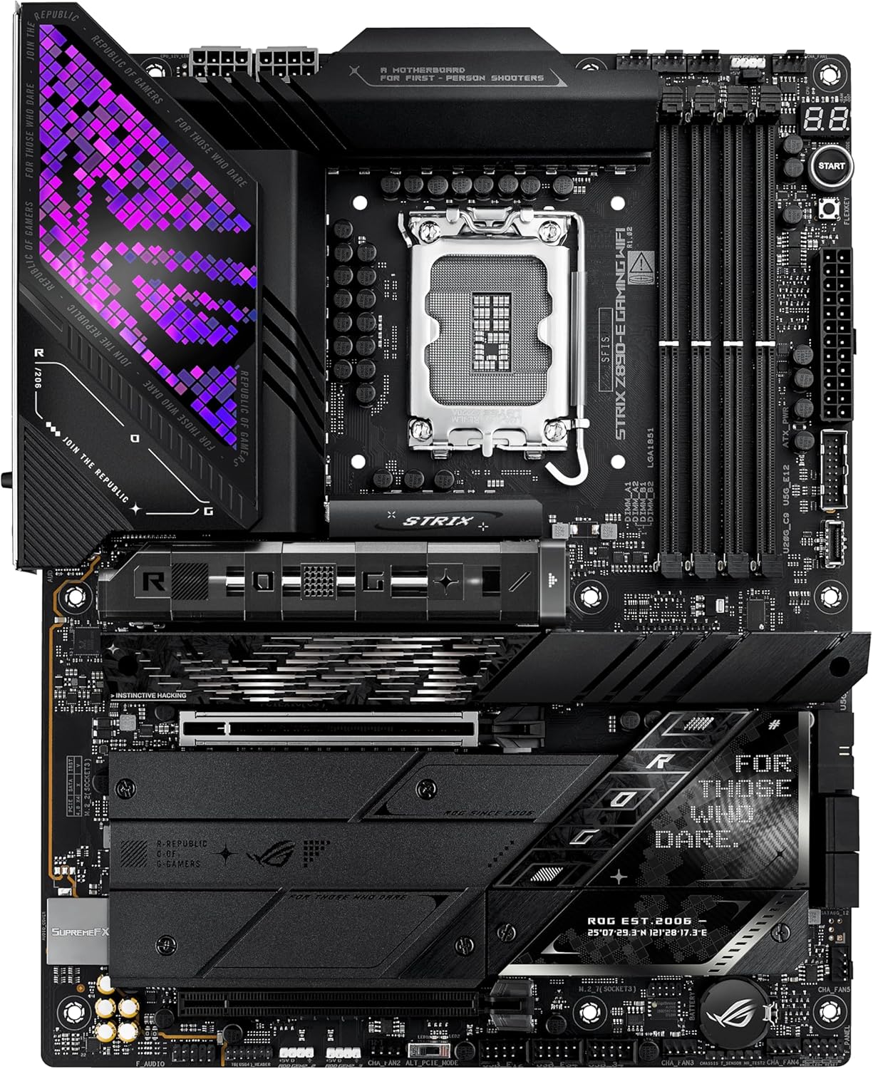 Placa Madre Asus Rog Strix Z890-E Gaming WiFi Intel Z890 Lga 1851 Atx