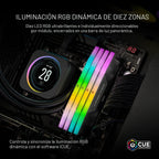 Memoria Ram Corsair Vengeance RGB DDR5 32GB (2x16GB) 6400MHz CL36 Intel XMP 3.0