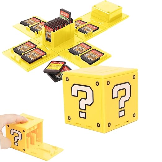 Cubo Porta Cartuchos 16 Juegos Para Nintendo Switch
