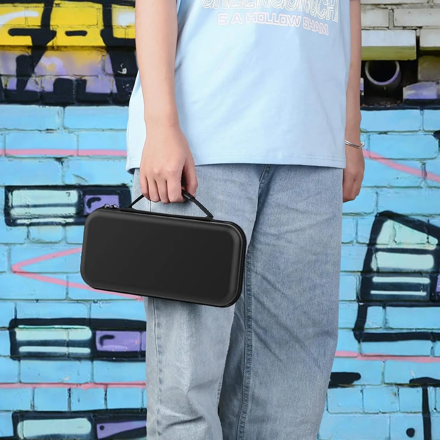 Estuche de Transporte para Nintendo Switch / Switch OLED – Caja Protectora con Compartimentos y Gran Espacio