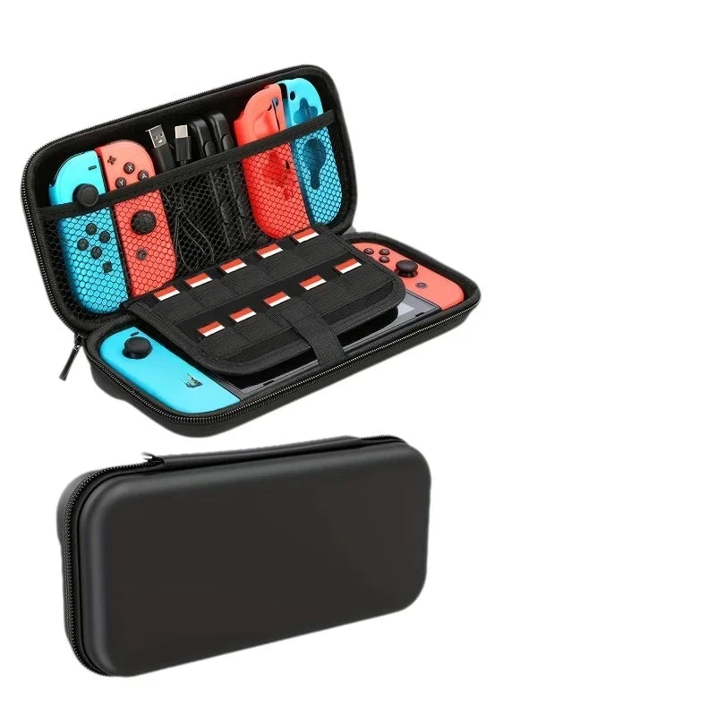 Estuche de Transporte para Nintendo Switch / Switch OLED – Caja Protectora con Compartimentos y Gran Espacio