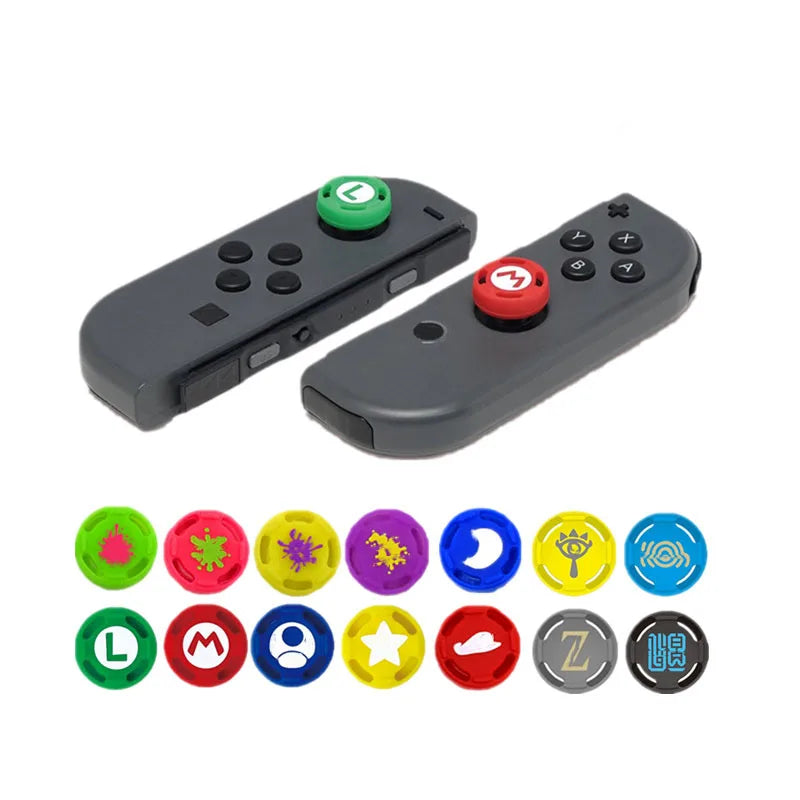 Pack 4 Grips de Silicona para Joystick Nintendo Switch (Joy-Con / Switch Lite / OLED) – Antideslizantes