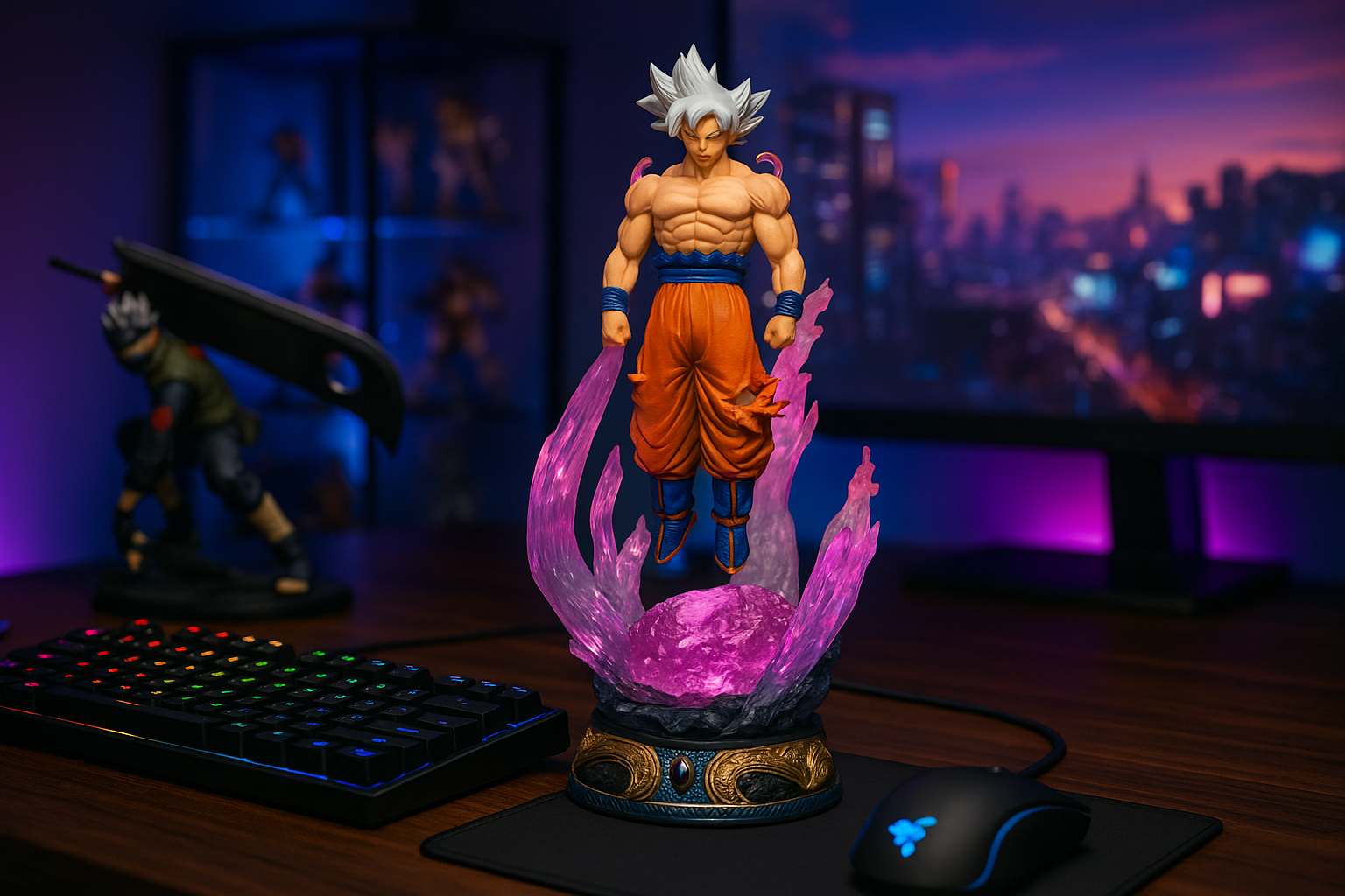 Figura Son Goku (Ultra-instinto) - Dragon Ball Z